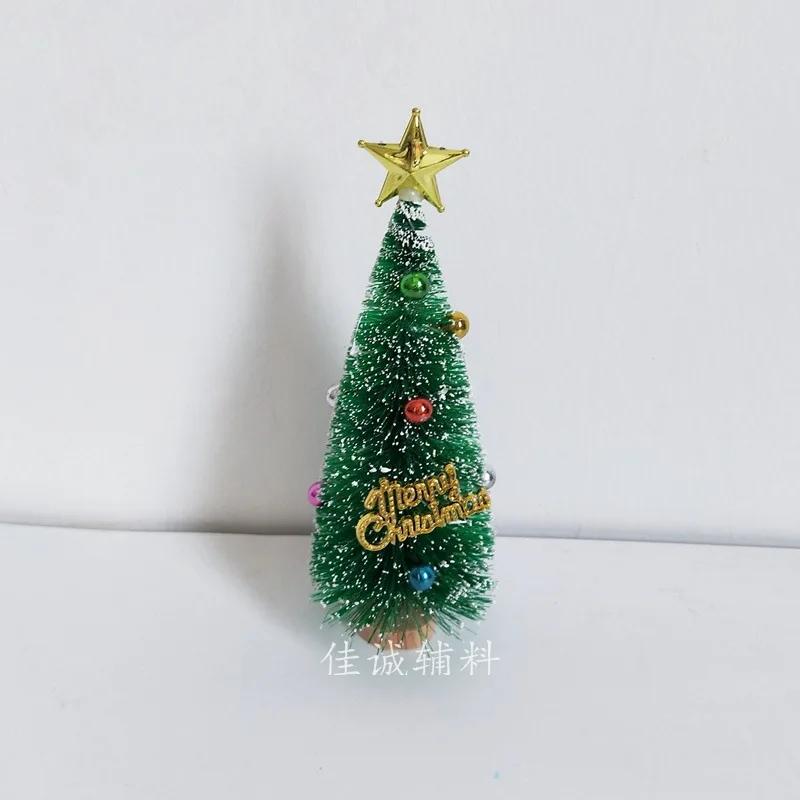 1PCs Christmas Decoration Xmas Tree Decor Small Cedar Pine for Home Party New Year  Navidad Festival Ornaments DIY Kids Gift