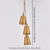 Christmas Bell Strings Pendant Gold Vintage Cow Bell Christmas Tree Decoration
