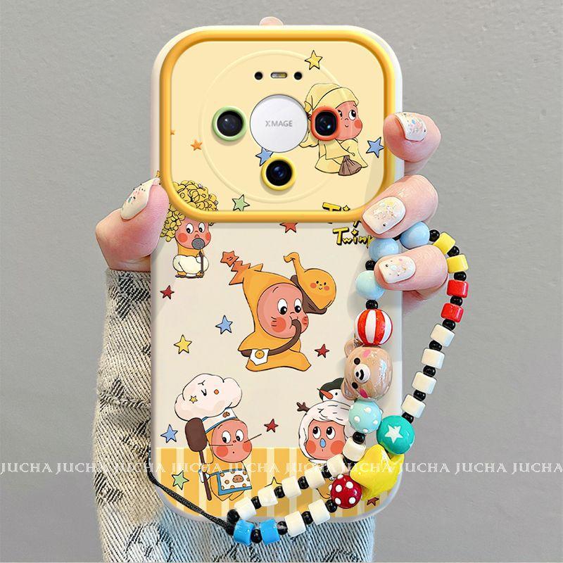 Applicable to Huawei mate80 mobile phone case silicone tape lanyard HUAWEImate70 design sense 60 music stars