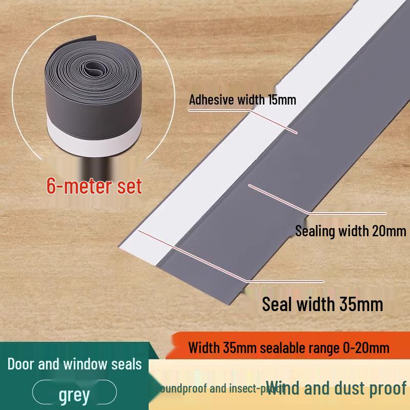 Door & Window Windproof Insulation Seal Strip - Soundproof, Waterproof, Adhesive