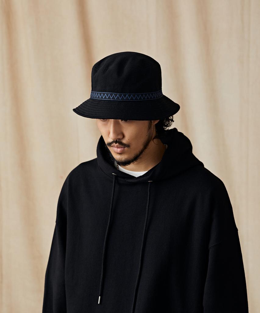 CITY STREET Ctst Ethnic Bucket Hat Black(Navy)