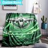 Custom Name Blanket New York Football Helmet Blanket Bedding Blanket for Travel, Camping, Living Rooms, Offices, Sofas, Fan Christmas gift
