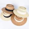 Summer Sun Hat Women 2026 Outdoor Travel Casual Straw Beach Cap Wide Brim Dome Fedora Sombrero Panama Cap