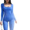 Tuta Slimming a Coste con Scollo Quadrato - Moda Donna Autunno/Inverno 2025
