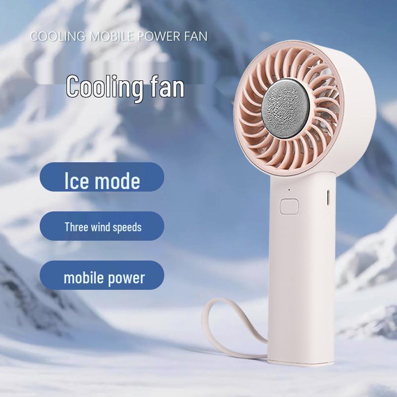 Compact Mini Fan: Portable, Long Battery Life, Semiconductor Cooling, Fast Cooling, Three-Speed Powerful Wind.