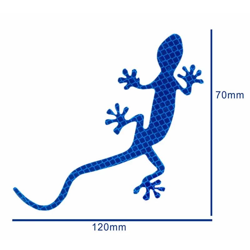 Kreativní Reflexní Gekon Samolepka na Auto Samolepicí Auto Dekor Decal Noční Bezpečnost Auto Moto Reflexní Výstražné Značky Samolepky
