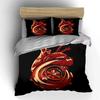 Heart Turbo Graphic Decor Set Bedding Set with 1 Duvet Cover 2 Pillowcases Single Double King Queen Gift