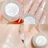 Monochrome Eyeshadow Palette Diamond Glitter Discoloration Eyeshadow Highlighter Sequins Waterproof Lasting Eyes Makeup Pigments