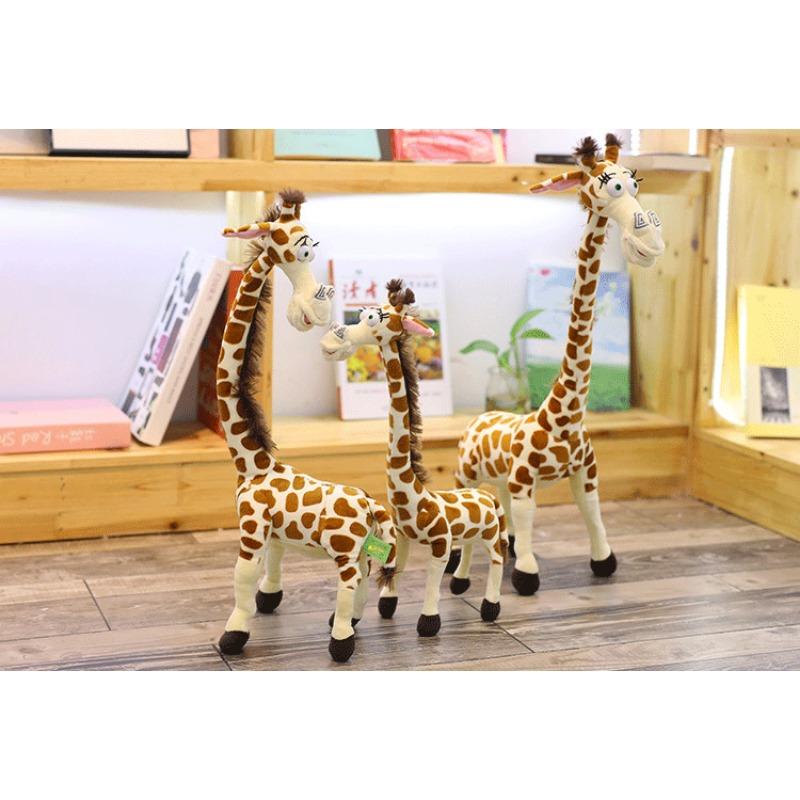 Madagascar Deer Doll Simulation Giraffe Plush Toy Large Doll Rag Doll Gifts for Children