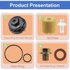 Oil Change Tool Kit, 04152-YZZA1 Oil Filter Tool, Oil Filter Wrench, Drain Plug, Gasket For Select Toyota, Tacoma, Camry, Tundra, RAV4, Highlander,