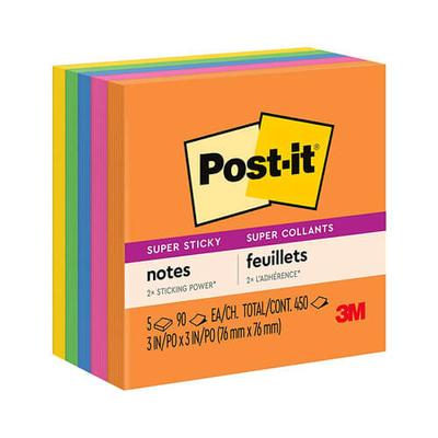Post-it Super Sticky Notes 76x76mm (5pk) (Rio De Janiero)