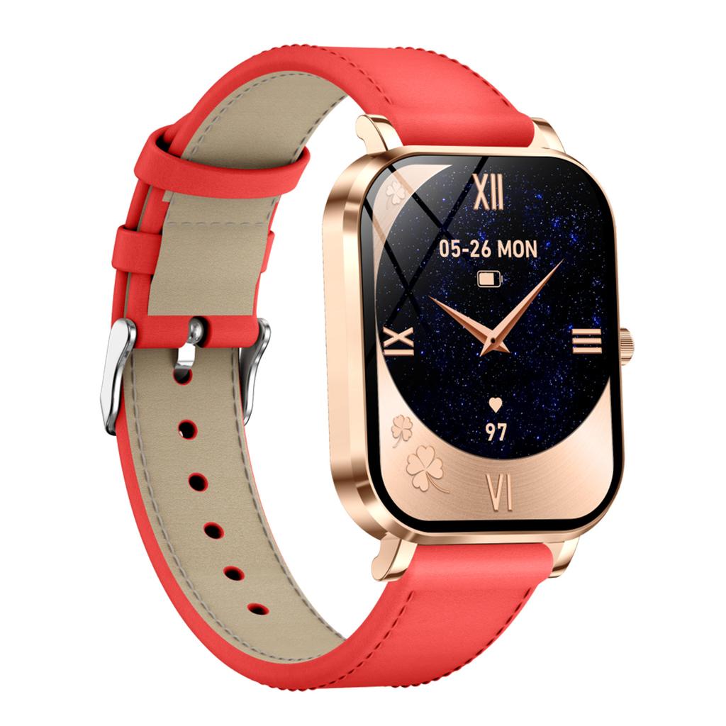 Women s Smart Sports Watch with Metal Body 1.75  Display Support   Calls Health Monitoring