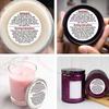 Scented Candle Safety Tips Self-Adhesive Stickers