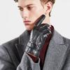 Pierre Cardin Men's Goat Leather Touchscreen Winter Gloves
