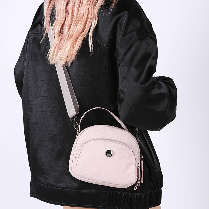 Women's Bag Nylon Bag Solid Color Shoulder Crossbody Bag Mobile Phone Bag