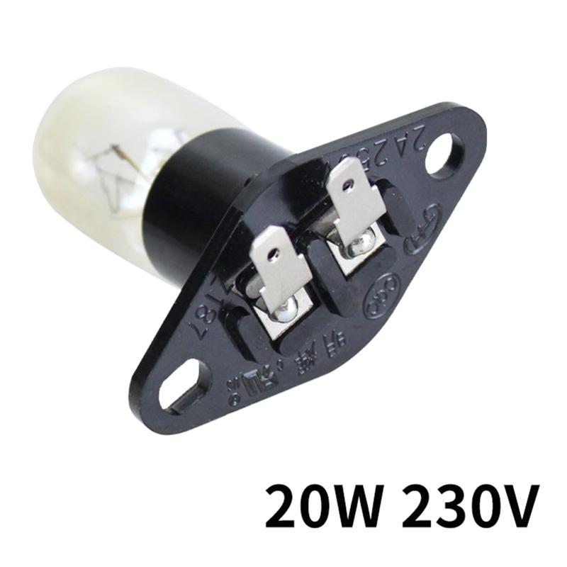 Home Mini Oven All-in-one Bulb with Base 230V 20W Microwave Light Small High Temp Appliance Bulbs Easy To Install
