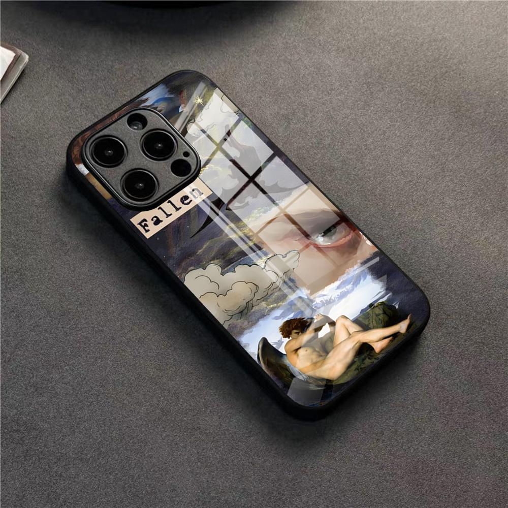 

Fallen Angel Alexandre Cabanel Phone Case For IPhone 17 16 Pro 15 Pro Max 14 13 12 11 X XR XS Max Plus SE Glass Cover iPhone12