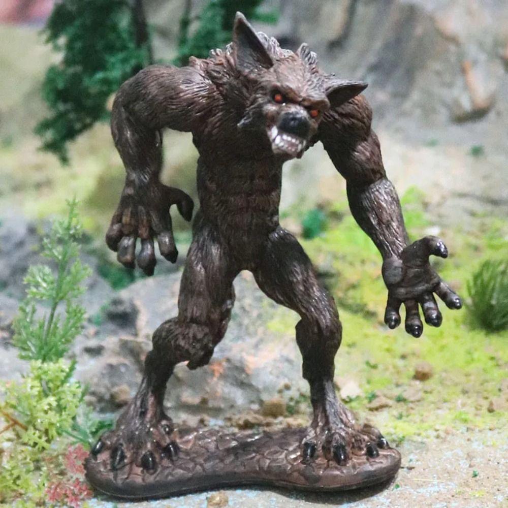 Simulation Ice Demons Figures Mythical Apes Magma Golem Model Werewolf Animal Model  Kid Toy