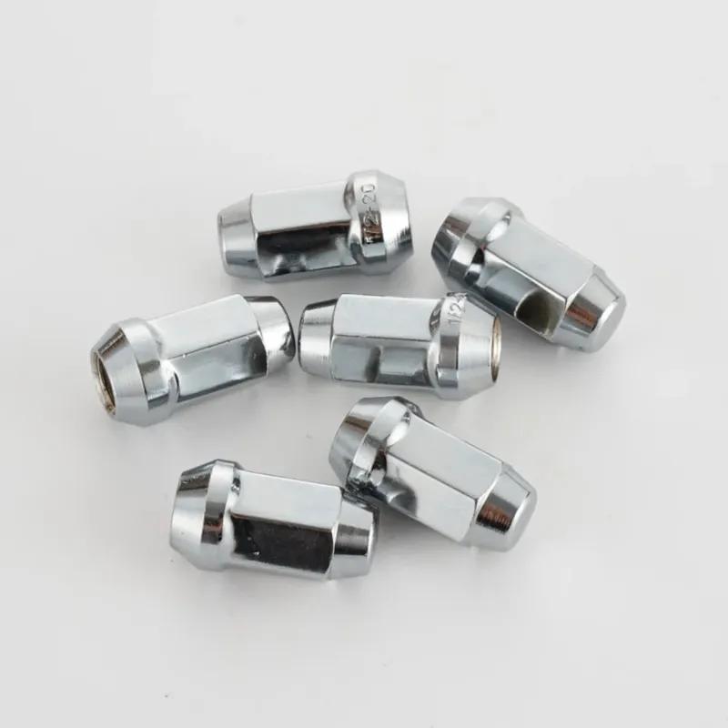 5pcs 6L2Z1012BA/611-094 Wheel Lug Nuts Hub Screws for Ford Imported Edge Explorer 1/2''-20 Hex 19mm Thickness 42mm