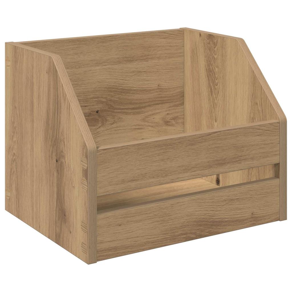 Vinyl Album Box 2 Pcs. Artisan Oak 38 X 30 X 29 Cm