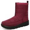 Cotton boots women's winter women's shoes fleece thickened boots polyurethane lightweight cotton shoes warm snow boots