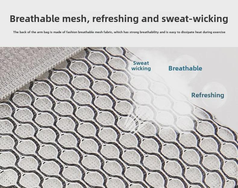 Breathable Running Arm Bag for Mobile Phones - Unisex Fitness Strap