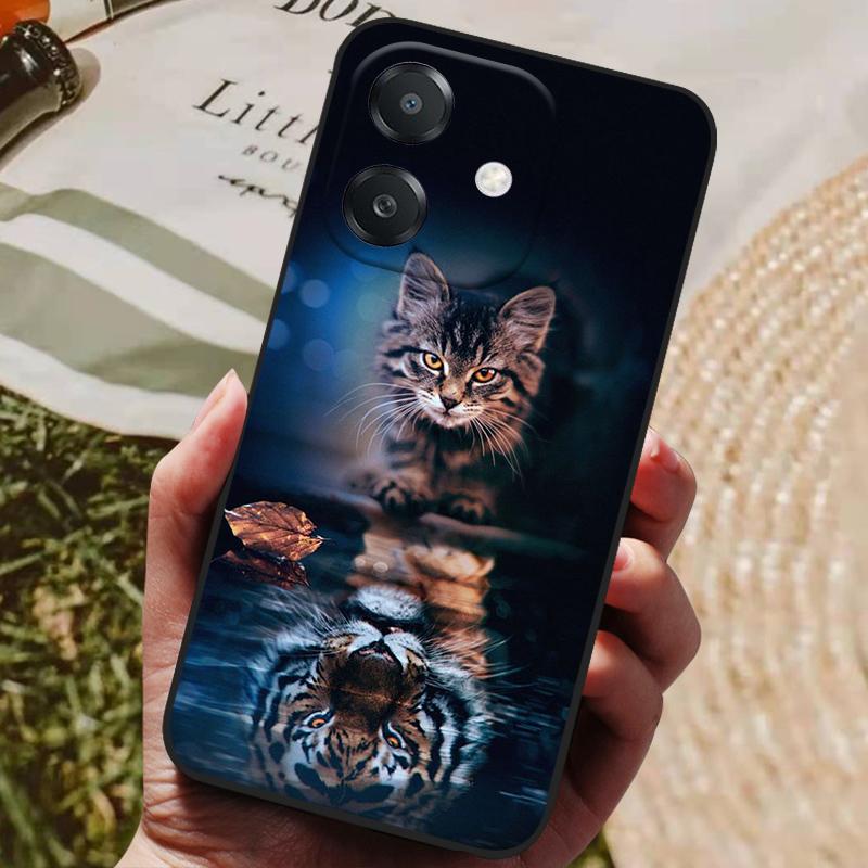 Para OPPO A3 A3x Funda Lujosa Cubierta Trasera de Silicona Funda de Teléfono para OPPO A3x 4G 5G Fundas A 3 3x Parachoques Suaves Coque A60 5G Lindas Capas