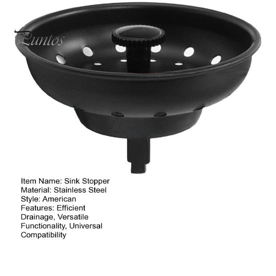 Kitchen Sink Stopper with Quick Drainage Stainless Steel Basket Fast Drainage Sink Plug Standard Replacement
