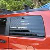2xRear Window Decal N US Flag Sticker Trim Cover For  Dodge Nitro 07-2012