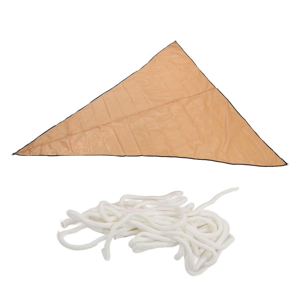 Triangle Sun Shade Canopy UV Block Sun Shade Sail for Outdoor Terrace Garden Courtyard Swimming Pool