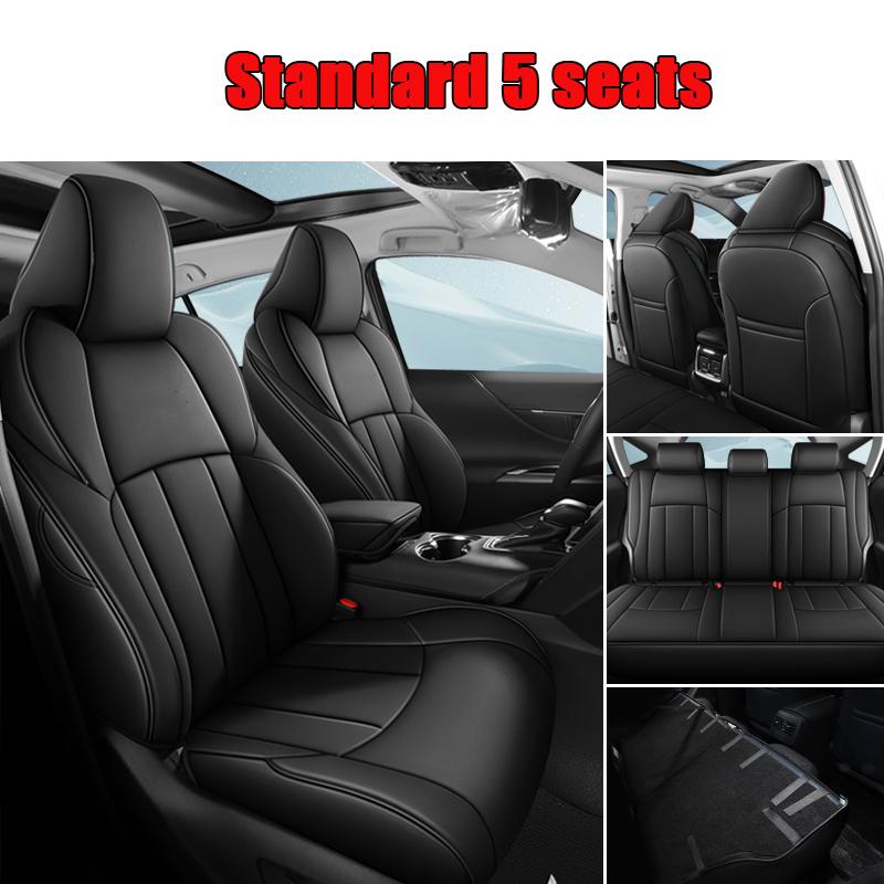 Premium Custom Fit Car Seat Covers For Toyota Venza 2025 2025 2025 Artificial Leather Full Set Automotive Interior Seat Cushion