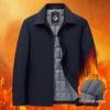 Men's Lapel Jacket for Middle-aged and Elderly Dads, Thin Spring/Autumn Administrative Style