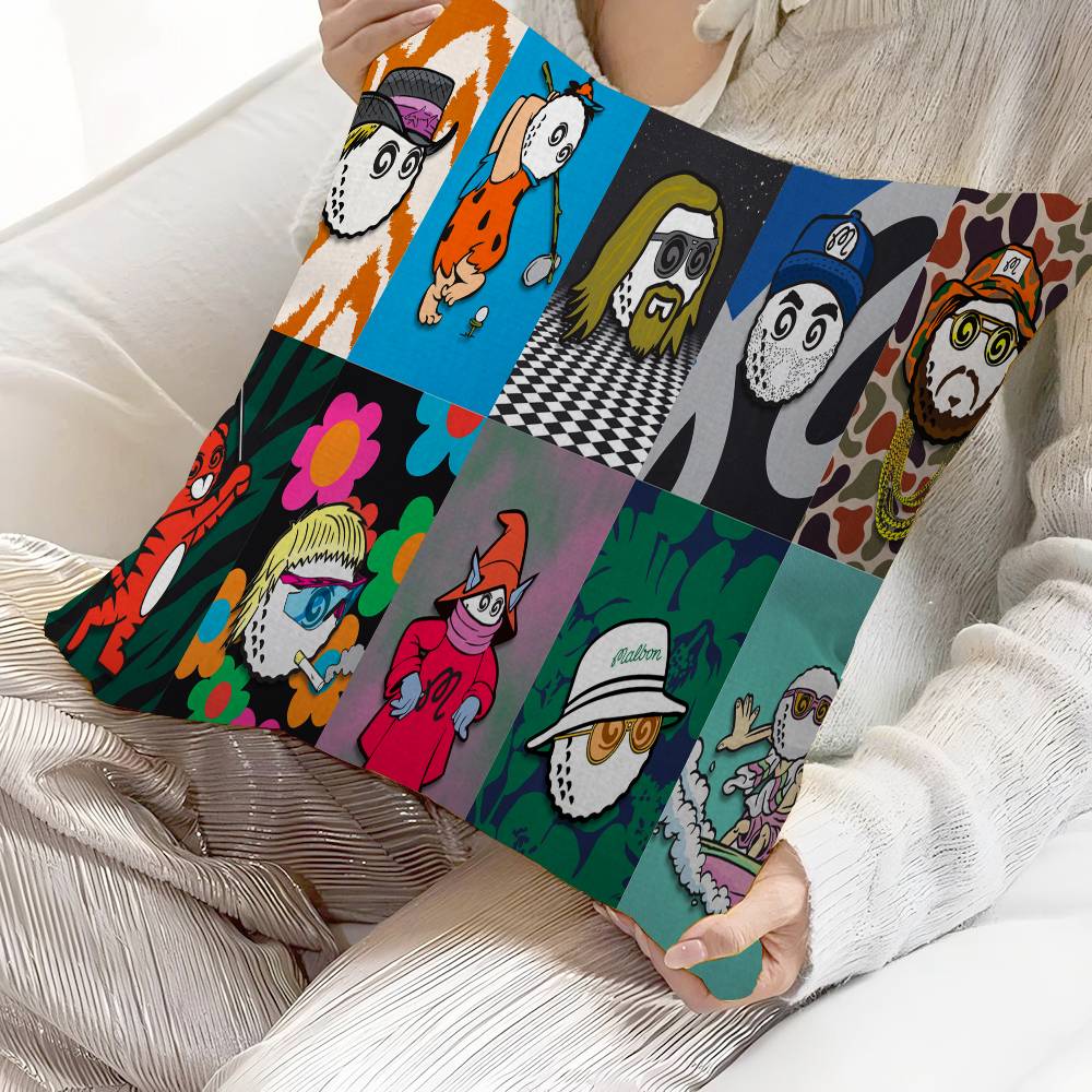 

M-Malbons Cushion Cover Polyester Sofa Cushions Decorative Throw Pillows Home Decoration Pillowcover 12x12Inch