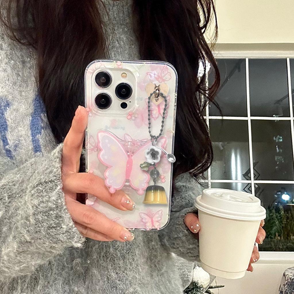 Retro Y2K Jelly Acrylic Keychain Charm Hanging Decoration for Bags Phones and Gifts Soft Lightweight Accessory