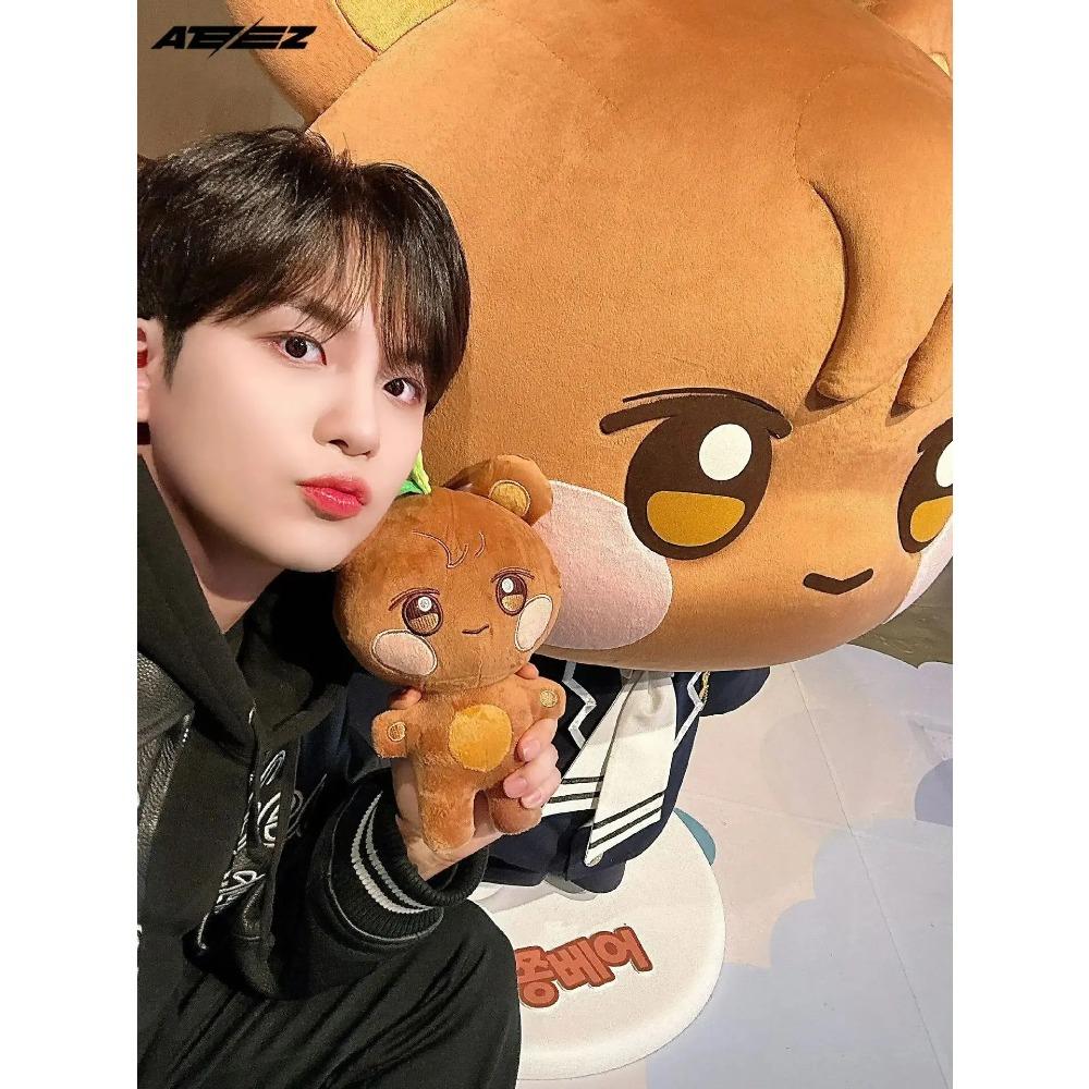 Kpop Aniteez Kawaii Stuffed Animals Plushies Toy Room Decor Hongjoong Seonghwa Yunho Yeosang San Ming Wooyoung Jongho Plu