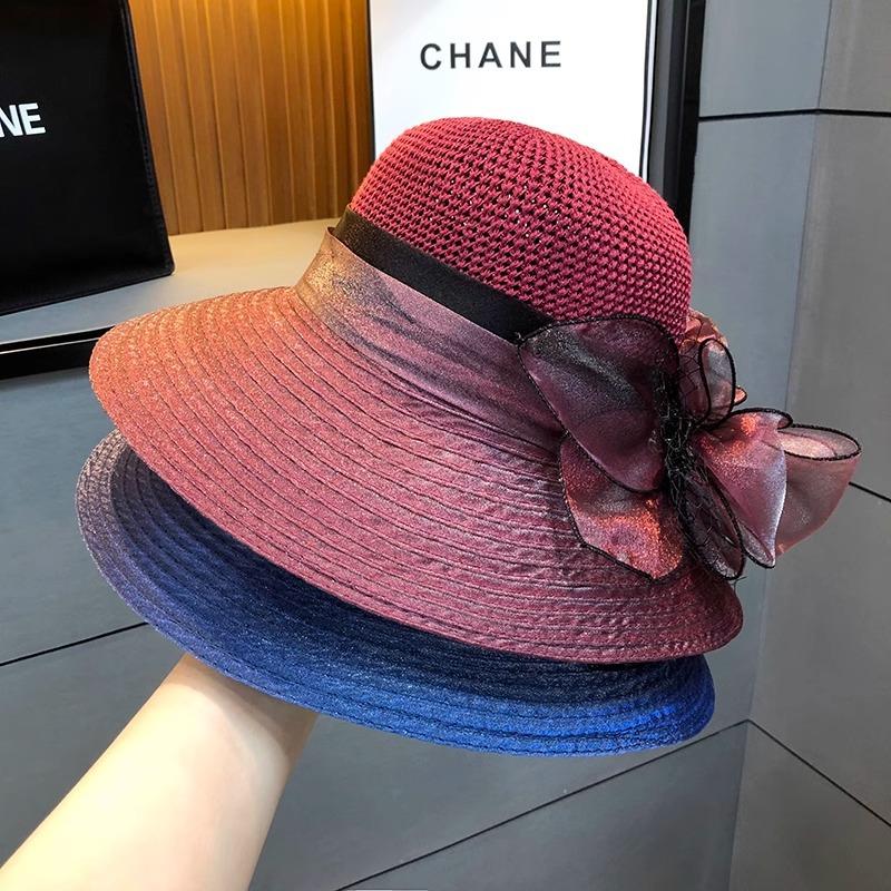 Sun hat women's sunscreen fashion high sense Eugen salute hat summer outdoor travel seaside shade beach hat