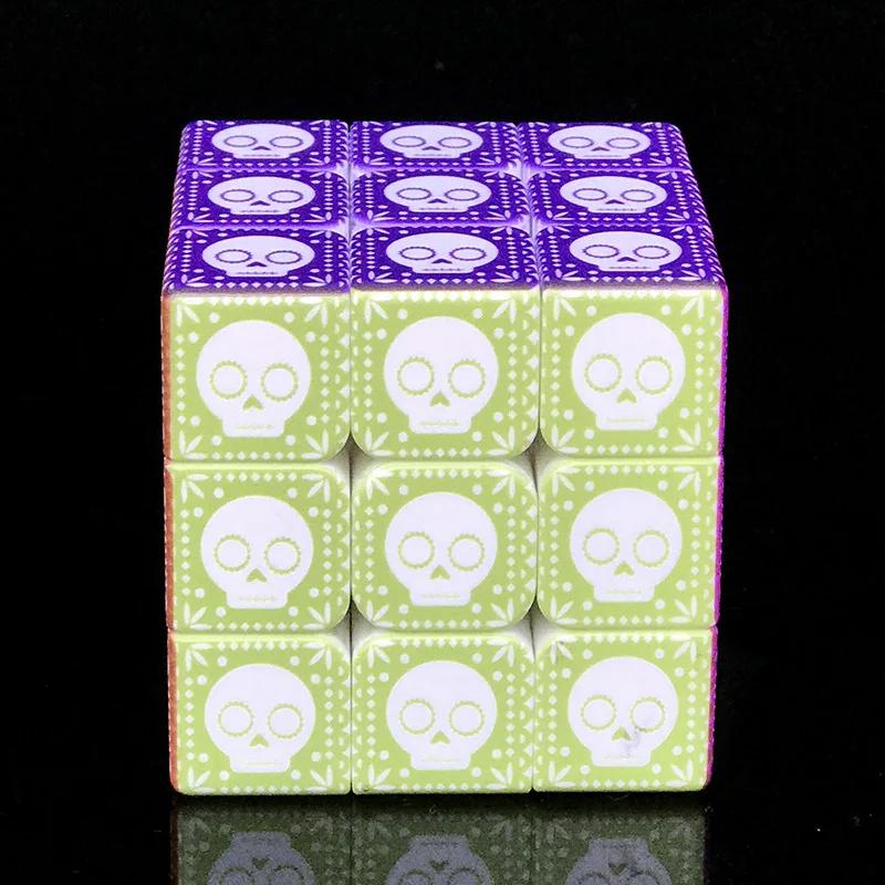 3X3X3 Skull&Bones Magic Cube Professional Speed Puzzle Children'S Fidget Gift Kids Educational Toy
