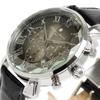 Watch Multifaceted Glass Chronograph Business Formal [Salvatore Mara] Men's SM19104-SSBK
