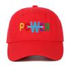 Trendy Colorful Letters Embroidered Cotton Baseball Cap - Unisex Retro Distressed Sports Hat