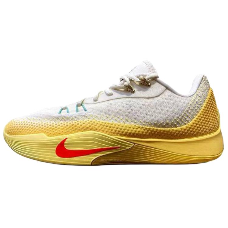

New Nike S.T. Flare Basketball Shoes Men s White Yellow IM6681-067 42