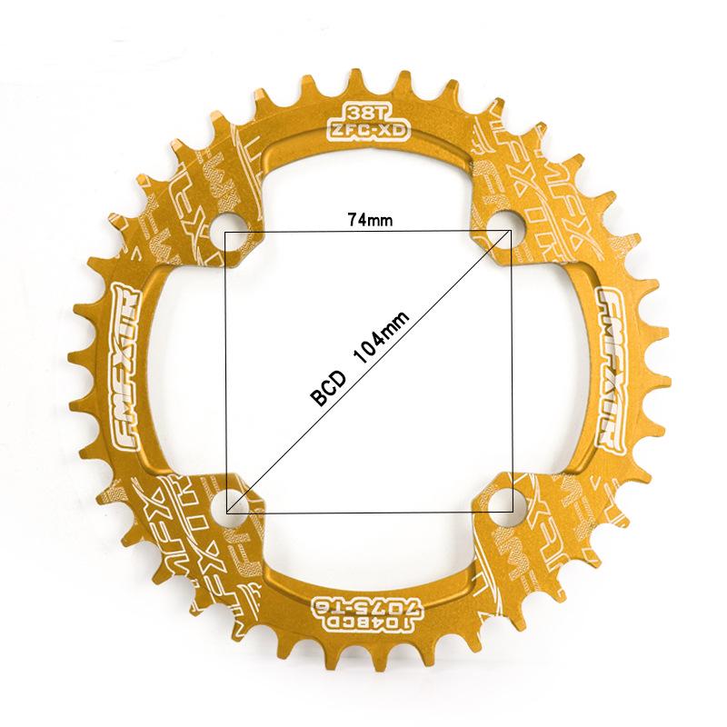 Driebladig crankstel MTB 7-8-9 versnellingen 44/32/22 175 mm vierkante as