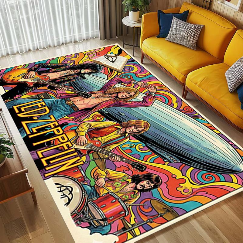 Zeppelin Living Room Nonslip Area Rug Soft Carpet For Bedroom Game Playroom Sofa Office Home Decor Doormat Christmas Gift C929798