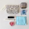 Ins Korean Quilted Coin Purse Coin Pouch Girl Mini Wallet Earphone Data Cable Bag Student Lipstick Makeup Bag Campus Card Holder