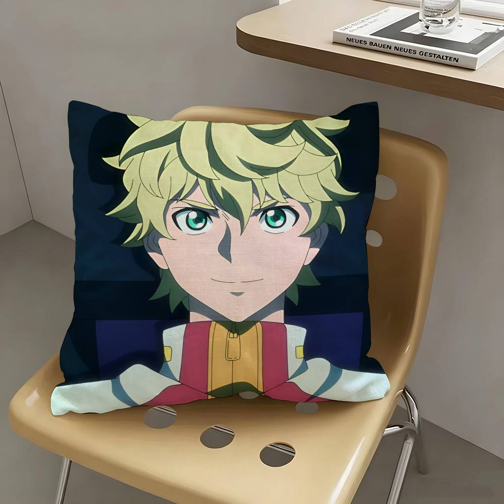 1pc Anime Shangri-La Saiga-0 Emel Pillow Case Fashion Square Pillowcase Bedroom Sofa Room Ins Decoration Leisure