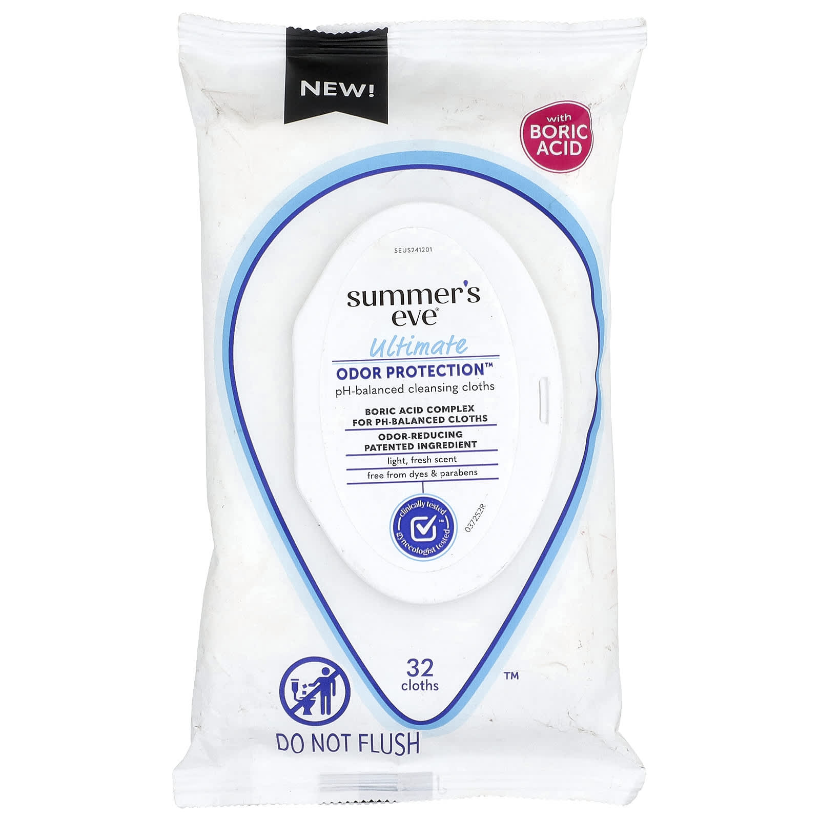 

Summer s Eve, Ultimate Odor Protection™, Mildly Acidic Cleansing Wipes, Light Fresh, 32 Wipes