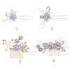 Beautiful Wedding Bride Hair Jewelry Hair Combs Flower Hair Pin Bridal Clips Leaves Tiara