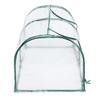 Plant Cover Frame Removable Steel Zipper Garden GreenHouse PVC Warm Garden Outdoor Household Plant 128x60x58cm