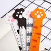 Creative Wood Tools Ruler Cute Student Straight Ruler 15CM Straight Ruler  Stationery Toys
