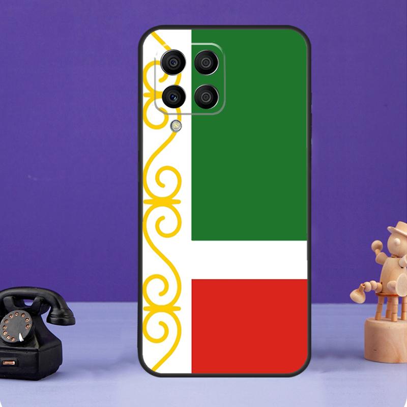 Tschetschenische Flagge Fall Für Samsung Galaxy M54 M34 M14 M21 M31 M51 M12 M32 M52 M13 M33 M53 M30s M31s M20 M55