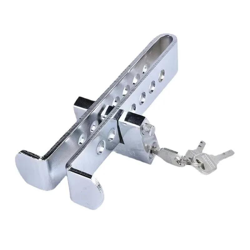 Car Clutch Lock Brake Accelerator Anti-theft Lock Multifu Car Direction Foot Anti-theft Lock Stainless Steel Anti-theft Lock